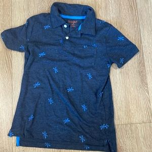 Wanna catch some fireflies? Super cute, Cat &Jack navy polo with firefly design
